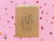 Foiled Party Snack Bag #7 - Floral Bust - Custom Pet Illustration - Treat Bags, Party Bags, Wedding Favors, Party Favors, Custom Paper Bags