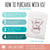 Foiled Party Snack Bag #15 - Thank You Wreath - Snack Bags, Party Bags, Wedding Favors, Party Favors, Custom Paper Bags, Treat Bags