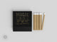 Foiled Wedding Matchbooks #37 - Custom Pet Illustration