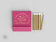 Foiled Bachelorette Matchbooks #45 - Vegas Casino Party Theme