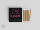 Foiled Birthday Matchbooks #42 - 30th Birthday - Smiley Face