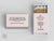 Foiled Wedding Matchboxes #59 - The Perfect Match - Custom Venue Wedding Matches, Matchbox, Match Boxes, Candle Matches, Bridal Favors