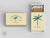 Foiled Wedding Matchboxes #67 - Tropical Wedding Matches, Matchbox, Wedding Match Favors, Match Boxes, Candle Matches, Bridal Favors, Party