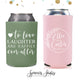 Regular & Slim Can Cooler Wedding Package #146RS - To Love Laughter