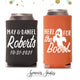 Regular & Slim Can Cooler Wedding Package #177RS - Here For The Boos
