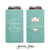 Wedding Regular & Slim Can Cooler Package #8FRS - Full Color - Cheers to The Mr and Mrs