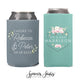 Wedding Regular & Slim Can Cooler Package #8FRS - Full Color - Cheers to The Mr and Mrs