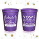 Vows Are Done - Wedding Stadium Cups #21