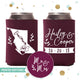 State or Province - Bottom-Printed Wedding Can Cooler #2B