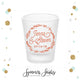 Monogram Wreath - Frosted Shot Glass #14F