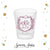 Monogram Crest - Frosted Shot Glass #19F