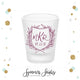 Monogram Crest - Frosted Shot Glass #19F