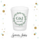 Wreath - Frosted Shot Glass #33F