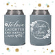 To Love Laughter and Happily Ever After - Wedding Can Cooler #109R