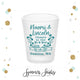 Cheers to The Mr and Mrs - Frosted Shot Glass #37F