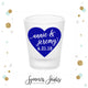 Heart - Frosted Shot Glass #7F