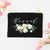 Floral Cosmetic Bag #10 - Personalized Cosmetic Bag, Floral Makeup Bag, Bridesmaids Gift, Bridal Party Gift, Bridesmaid Cosmetic Bag