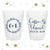 Monogram Wreath - 12oz or 16oz Frosted Unbreakable Plastic Cup #48