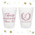 Monogram Wreath - 12oz or 16oz Frosted Unbreakable Plastic Cup #120