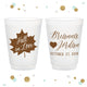 Fall Wedding - 12oz or 16oz Frosted Unbreakable Plastic Cup #25