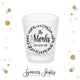 Wreath - Frosted Shot Glass #28F