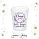 Cheers to The Mr and Mrs - Frosted Shot Glass #36F