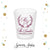 Monogram Wreath - Frosted Shot Glass #40F