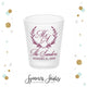 Monogram Wreath - Frosted Shot Glass #40F