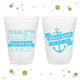 Nautical Wedding - 12oz or 16oz Frosted Unbreakable Plastic Cup #4