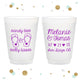 Beach Wedding - 12oz or 16oz Frosted Unbreakable Plastic Cup #17