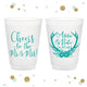 Cheers to the Mr and Mrs - 12oz or 16oz Frosted Unbreakable Plastic Cup #73