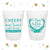 Cheers to Many Years - 12oz or 16oz Frosted Unbreakable Plastic Cup #106