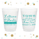 Vows Are Done - 12oz or 16oz Frosted Unbreakable Plastic Cup #60