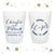 Wreath Monogram - 12oz or 16oz Frosted Unbreakable Plastic Cup #86