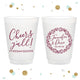 Wreath - 12oz or 16oz Frosted Unbreakable Plastic Cup #124