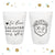 Wedding Crest - 12oz or 16oz Frosted Unbreakable Plastic Cup #70