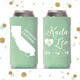 State or Province - Tall Boy 16oz Wedding Can Cooler #1
