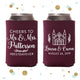 Cheers to Mr & Mrs - Wedding Can Cooler #128R