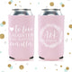 Tall Boy 16oz Wedding Can Cooler #130 - To Love Laughter and Happily Ever After