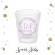 Wreath Monogram - Frosted Shot Glass #53F