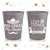 Wedding Can Cooler & Cup Package #117 - Mas Cerveza Por Favor - Custom - Wedding Drink Favor Combo Pack, Beer Cup, Stadium Cup Favor