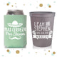 Wedding Can Cooler & Cup Package #117 - Mas Cerveza Por Favor