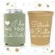 Wedding Can Cooler & Cup Package #126 - I Do, Me Too, Let's Party