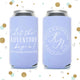 Let The Adventure Begin - Tall Boy 16oz Wedding Can Cooler #137T