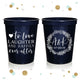 Wedding Stadium Cups #130 - To Love Laughter and Happily Ever After