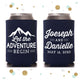 Let The Adventure Begin - Wedding Can Cooler #139R