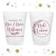 Cheers to The Mr and Mrs - 8oz or 10oz Frosted Unbreakable Plastic Cup #140