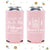 Slim 12oz Wedding Can Cooler #128S - Cheers to Mr & Mrs 