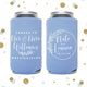Tall Boy 16oz Wedding Can Cooler #140 - Cheers to The Mr and Mrs