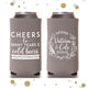 Slim 12oz Wedding Can Cooler #113S - Cheers to Many Years